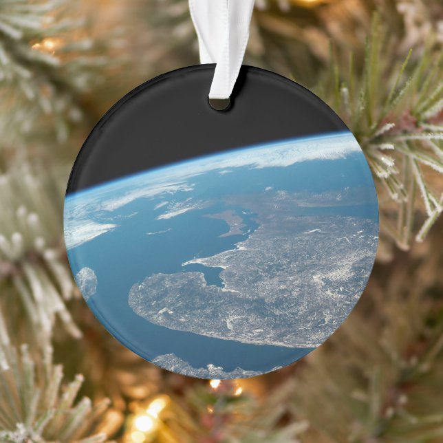 Der Golf von St. Lawrence und Kanada. Ornament (Baum)