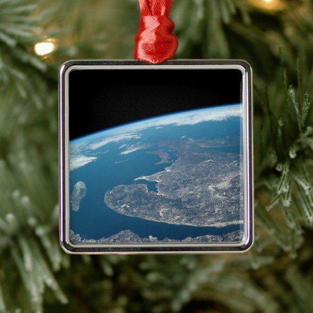 Der Golf von St. Lawrence und Kanada. Ornament Aus Metall (Baum)