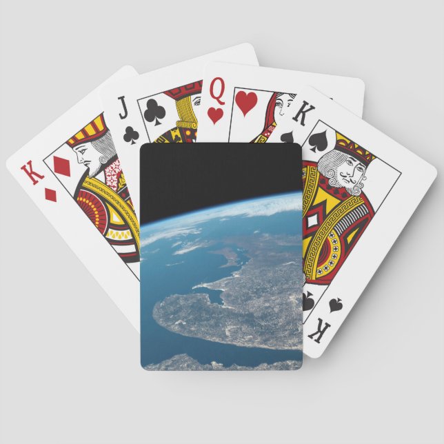 Der Golf von St. Lawrence und Kanada. Spielkarten (Rückseite)