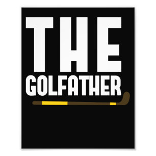 Der Golfather Lustiger Golf Liebhaber Vater Gesche Fotodruck