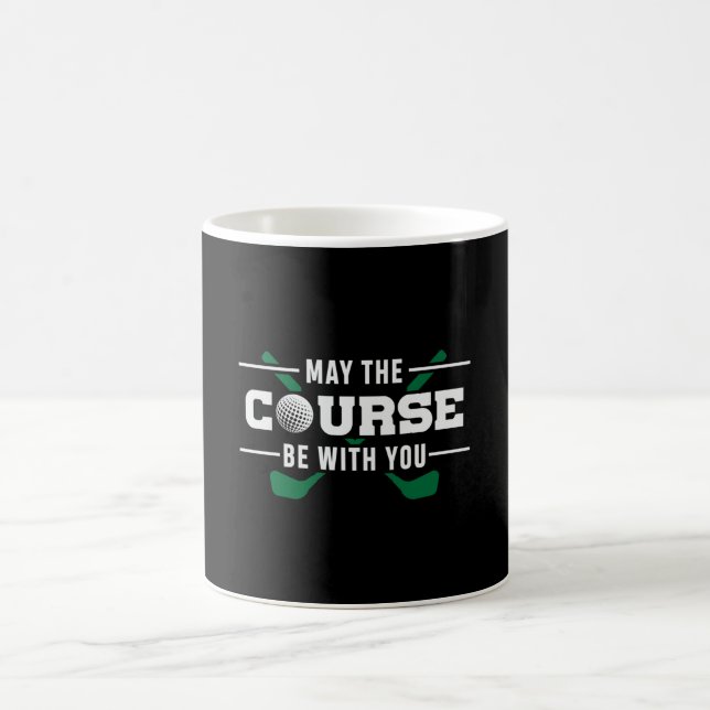 Der Golfplatz ist bei Ihnen Golf Golfer Golfspiele Kaffeetasse (Mittel)