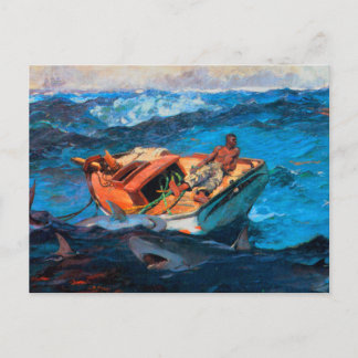 Der Golfstrom von Winslow Homer Postkarte