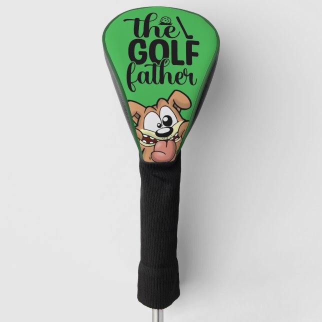 Der Golfvater: Kühnes und spielerisches Design Golf Headcover (Vorderseite)