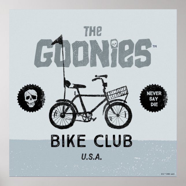 Der Goonies Bike Club U.S.A. Poster (Vorne)