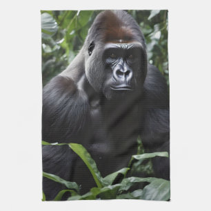 Der Gorilla-König in Mitternacht: Der Monarch des Geschirrtuch