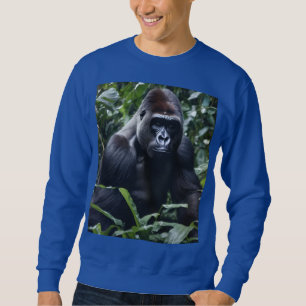 Der Gorilla-König in Mitternacht: Der Monarch des Sweatshirt
