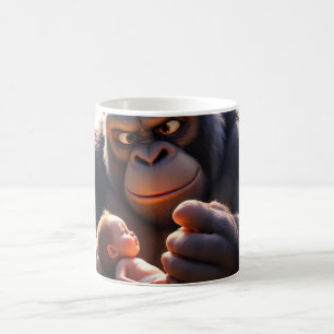 Der Gorilla und das Kind Kaffeetasse
