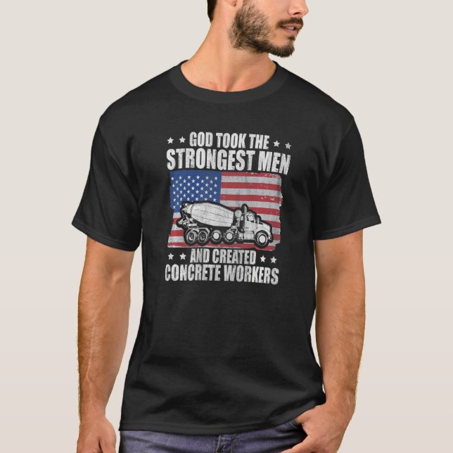 Der Gott der US-Fahne nahm die stärksten Männer, d T-Shirt (Vorderseite)