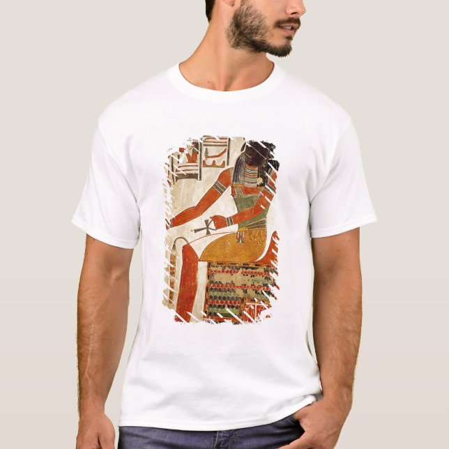 Der Gott, Khepri, vom Grab von Nefertari T-Shirt (Vorderseite)