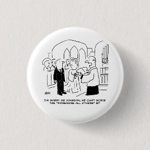 Der Gottesdienst für Hochzeit kann die Vows nicht Button