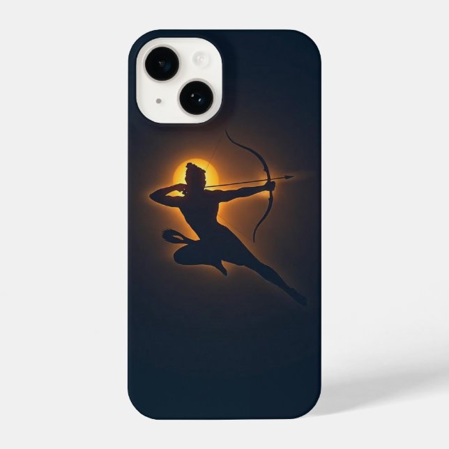 Der göttliche Pfeil des Sieges iPhone 14 Hülle (Rückseite)