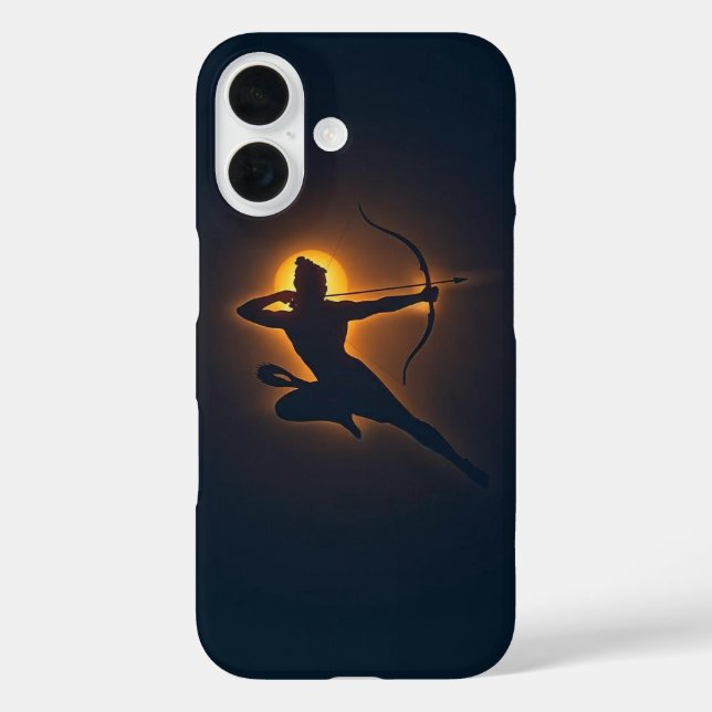 Der göttliche Pfeil des Sieges iPhone 16 Hülle (Rückseite)