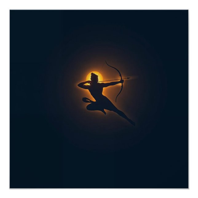 Der göttliche Pfeil des Sieges Poster (Vorderseite)