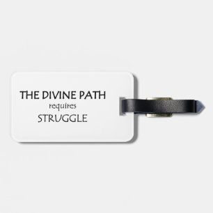 Der göttliche Weg erfordert Kampf Gepäckanhänger