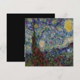 Der Gourdy Night Starry Fine Art Spoof Einladung