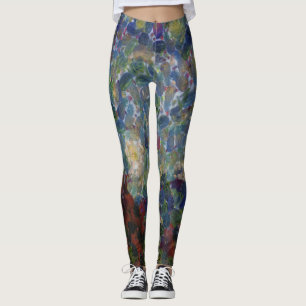 Der Gourdy Night Starry Fine Art Spoof Leggings