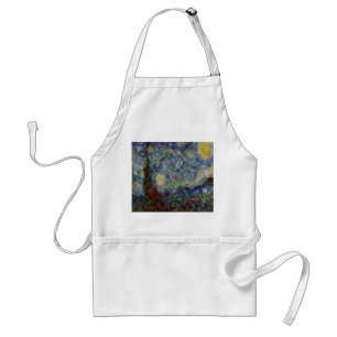 Der Gourdy Night Starry Fine Art Spoof Schürze