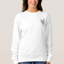 Der Graceful Swan Minimalist Crewneck Pullover |