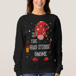 Der Grad-Student Gnome Matching Familie Weihnachte Sweatshirt