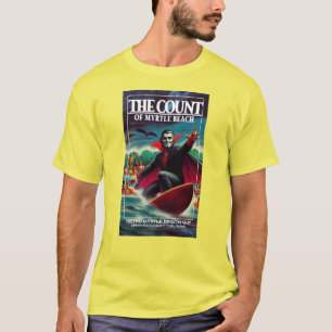 Der Graf von Myrtle Beach Dracula Surfen T-Shirt