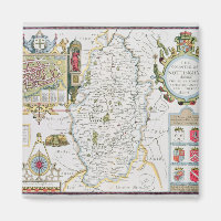Der Grafschaft Nottingham, eingraviert von Jodocus