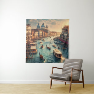 Der Grand Canal in Venedig Italien Reise Wandteppich