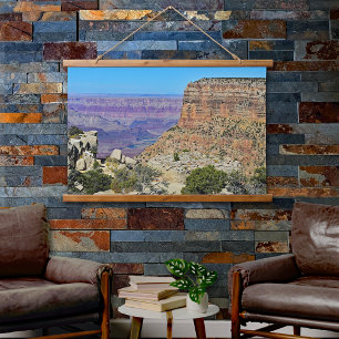 Der Grand Canyon im Südwesten Wandteppich Mit Holzrahmen