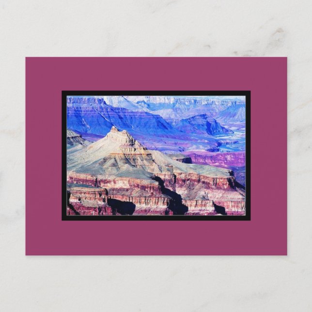 Der Grand Canyon Nationalpark Postkarte (Vorderseite)
