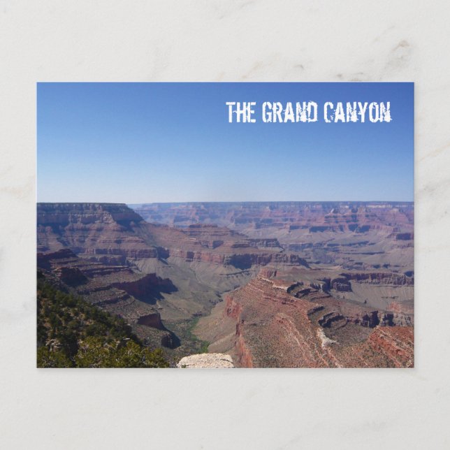 Der Grand Canyon Postkarte (Vorderseite)