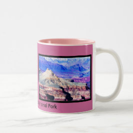 Der Grand- CanyonNationalpark Zweifarbige Tasse