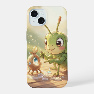 Der Grashüpfer und das Nektarkunstwerk.2 iPhone 15 Hülle