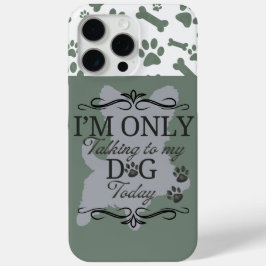 Der graue Dog Case-Mate iPhone Case