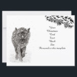 Der graue Schwarze Wolf im Schnee , der wilde Wint<br><div class="desc">Wüstenwolf im Schnee ,  wilder Winter - Schwarz und Weiß Stift zeichnend von Krisi ArtKSZP >>> Mehr Produkte im Store Kategorie >>> Wolves Raven - Wolf mit Rabe >>>> Gry Black Wolf im Schnee.</div>