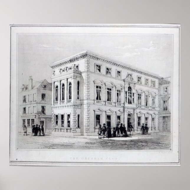 Der Gresham Club Poster (Vorne)