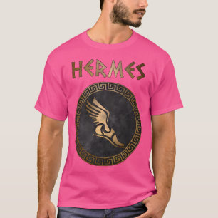 Der griechische Gott ist der Gott des Reisens und T-Shirt
