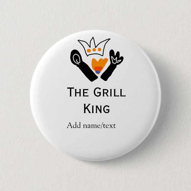 Der Grill-Meister hinzufügen Namen Text Kochen am  Button (Vorderseite)