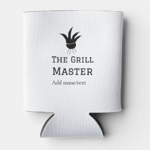 Der Grill-Meister hinzufügen Namen Text Kochen am Dosenkühler