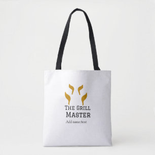 Der Grill-Meister hinzufügen Namen Text Kochen am  Tasche