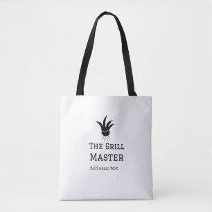 Der Grill-Meister hinzufügen Namen Text Kochen am  Tasche