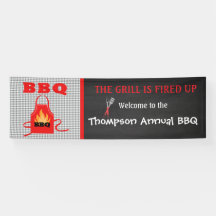 Der Grill wird herauf jährliche GRILLEN Fahne
