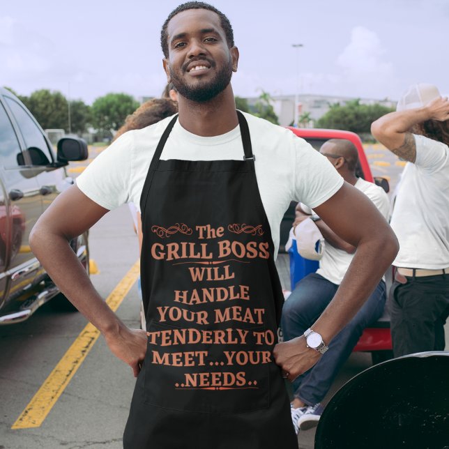 Der Grillbügel kümmert sich um Ihr Fleisch Schürze (Von Creator hochgeladen)
