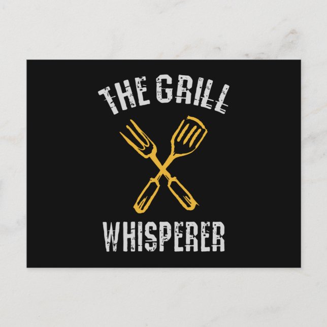 Der Grillflüsterer Postkarte (Vorderseite)