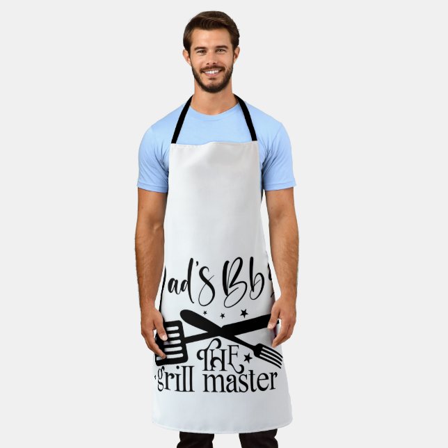 Der Grillmeister Schürze (Getragen)