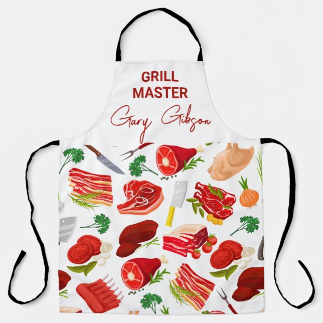 Der Grillmeister Schürze (Vorderseite)