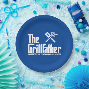 Der Grillvater Pappteller