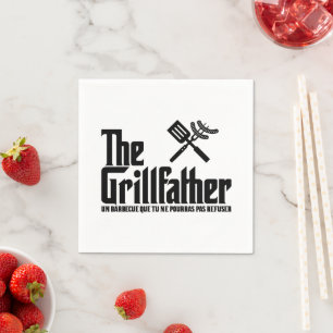 Der Grillvater Serviette