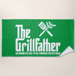 Der Grillvater Strandtuch