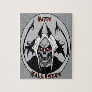 Der grimmige Sensenmann des Jigsaw-Puzzles