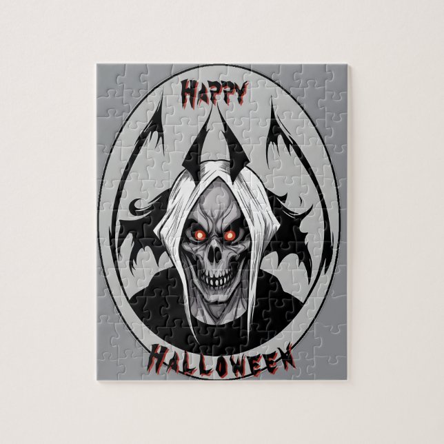 Der grimmige Sensenmann des Jigsaw-Puzzles (Vertikal)
