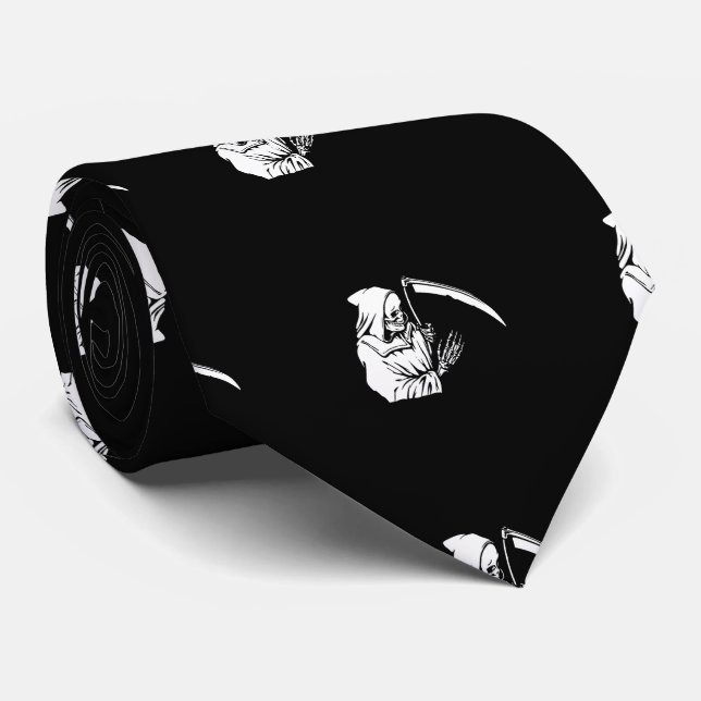 Der grimmige Sensenmann oder der Tod Krawatte (Gerollt)